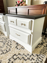 Custom Painted  Night Stands in Antique Villa OHE