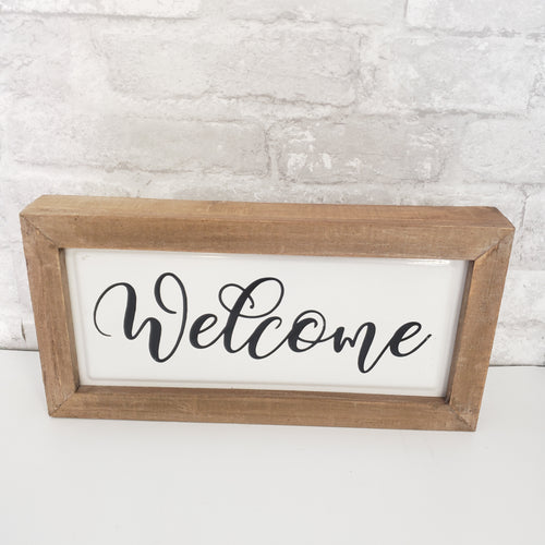 Welcome Sign 6x12inches