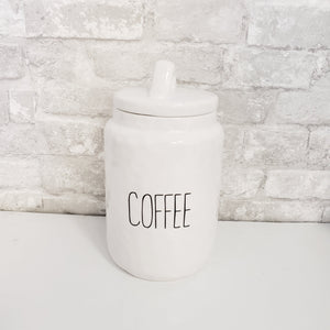 Coffee Canister - White