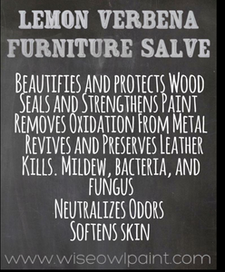Bourbon Vanilla - Furniture Salve -  Wise Owl Paint - 4oz or 8oz