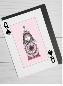 Queen Spades Card TOT1