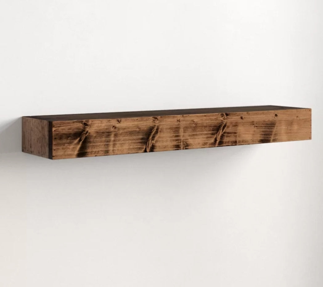 36 inch outlet wood shelf