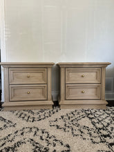 Set of 2 Pottery Barn Sausalito Inspired Nightstands with Two drawers