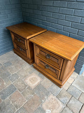 Available to customize -  Set of 2 Solid Wood Nightstands