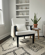 Cane Side  Bucket Accent Chair