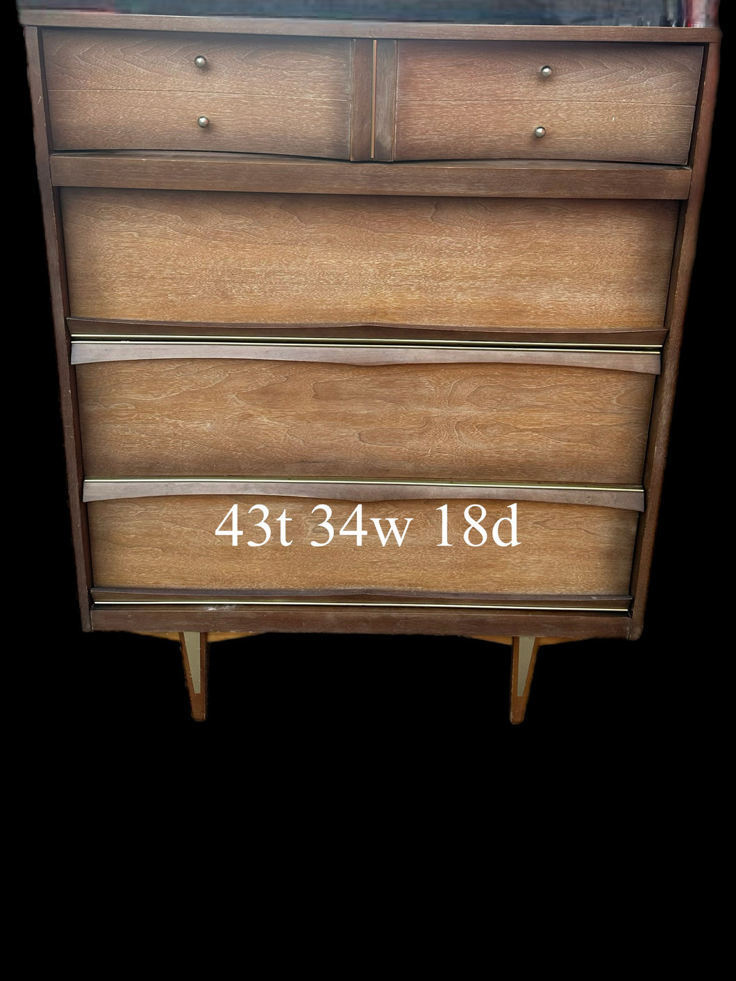 Available to Customize - MCM Style Tall Dresser