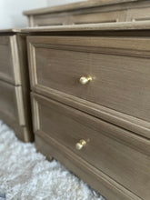 Set of 2 Pottery Barn Sausality Inspired Nightstands with Trimmed drawers