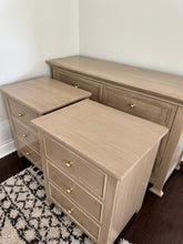 Set of 2 Pottery Barn Sausalito Inspired Nightstands with Three drawers