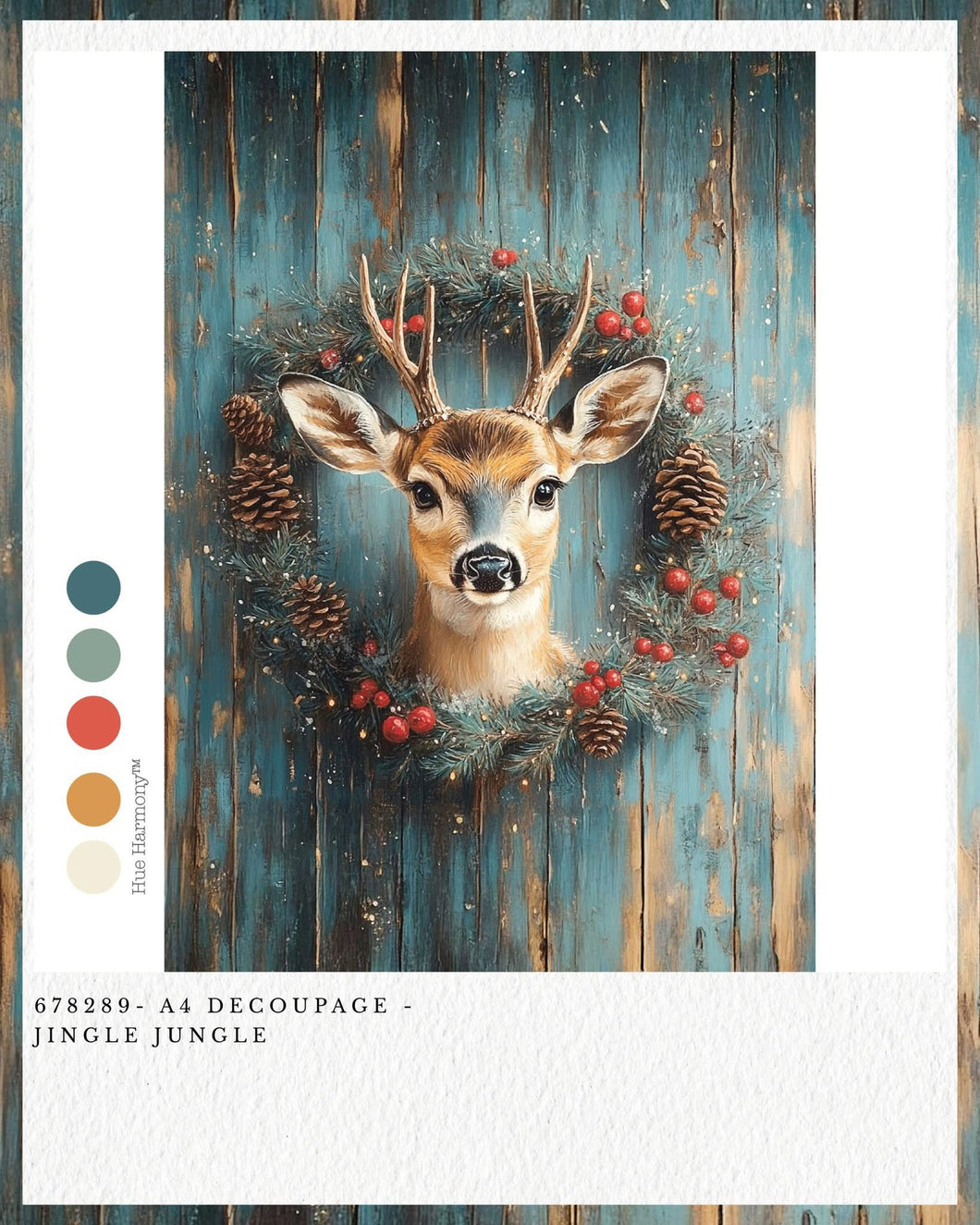 Jingle Jungle Christmas Decoupage Paper – A4 Redesign by Prima  Decoupage Paper Q4 2025