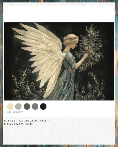 Heavenly Noel Christmas Decoupage Paper – A4 Redesign by Prima  Decoupage Paper Q4 2025