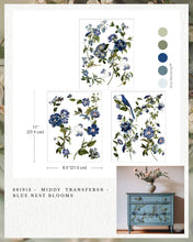Blue Nest Blooms reDesign by Prima Decor Middy Transfer Floral Transfer DIY Furniture Image Transfer rub on image transfer Q1 2026