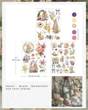 Hop into Spring reDesign by Prima Decor Middy Transfer Floral Easter Bunny Transfer DIY Furniture Image Transfer rub on image transfer Q1 2026