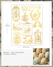 Gilded Spring H2O Middy Redesign Decor Transfer Redesign by Prima Easter Spring Gold Transfer  Image Transfer rub on image transfer Q1 2026