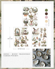 Garden Whimsy reDesign by Prima Decor Middy Transfer Floral Easter Bunny Transfer DIY Furniture Image Transfer rub on image transfer Q1 2026