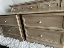 Set of 2 Pottery Barn Sausality Inspired Nightstands with Trimmed drawers