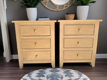 Set of 2 Pottery Barn Sausalito Inspired Nightstands with Three drawers