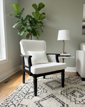 Cane Side  Bucket Accent Chair