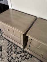 Set of 2 Pottery Barn Sausalito Inspired Nightstands with Two drawers