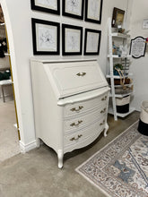 White French Provincial Secretary Desk with Dresser Drawers