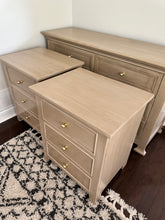 Set of 2 Pottery Barn Sausalito Inspired Nightstands with Three drawers