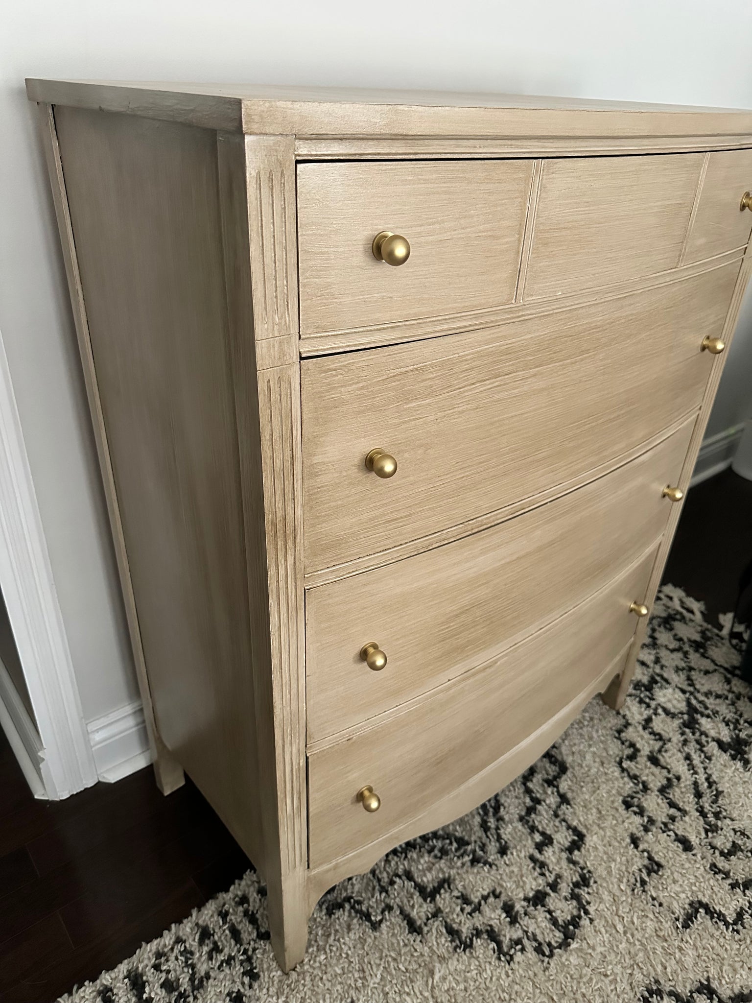 pottery barn sausalito dresser Tall Pottery Barn Sausalito Inspired Dresser with 4 Drawers Solid Wood – Dove and Arrow