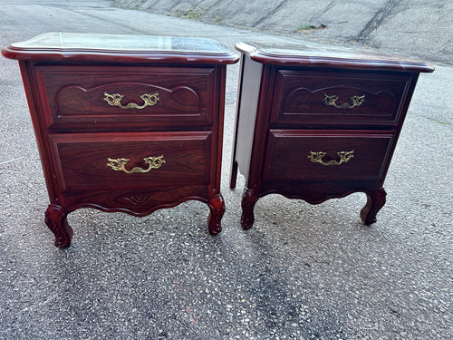 Available to customize -  Set of 2 French Provincial Nightstands (Pair)