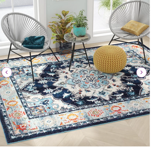 Oriental Design Rug 7'6 x 9'6 feet