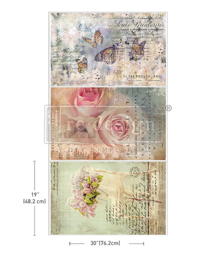 Dreamy Delights - Redesign with Prima Decor Decoupage Tissue Paper