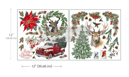 Christmas Memories - Redesign with Prima Decor Maxi Transfer