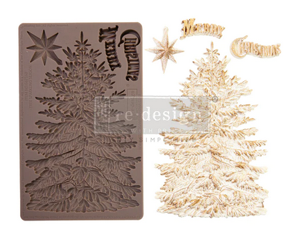Tree Sparkling Season Christmas Decor Mould by reDesign by Prima