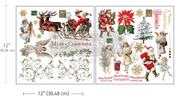 Holiday Traditions Christmas  - Redesign with Prima Decor Maxi Transfer