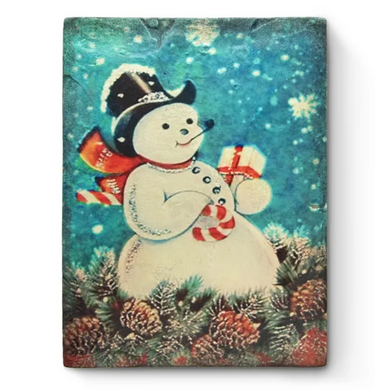 T612 Snowman- Sid Dickens Tile -2023 Holiday Collection