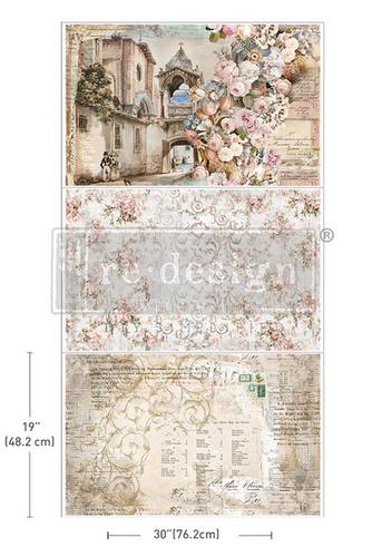 Old World Charm - Redesign with Prima Decor Decoupage Tissue Paper