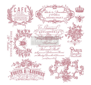 I see Paris   - Redesign with Prima Decor Decor Stamp Clear Cling Stamp Crockery Stamp