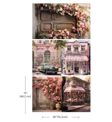 Blush Blossom Boulevard No reviews - Redesign with Prima Decor Decoupage Tissue Paper