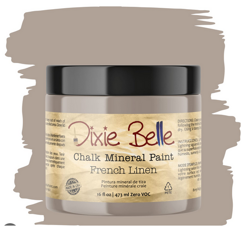 French Linen Dixie Belle Chalk Mineral Paint - Perfect for a Paint Wash