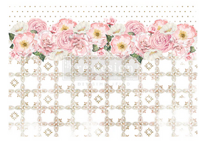Tranquil Bloom - Redesign with Prima Decor Decoupage Rice Paper