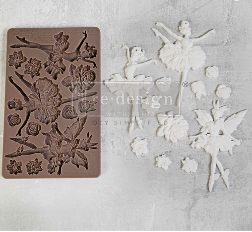 Angelic Twirl Ballerina Nutcracker Season Christmas Decor Mould by reDesign by Prima