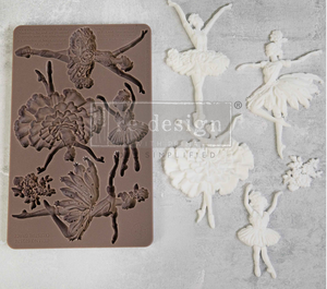Celestial Grace Ballerina Nutcracker Season Christmas Decor Mould by reDesign by Prima