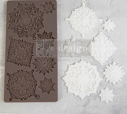 Dazzling Ornates Snowflake  Season Christmas Decor Mould by reDesign by Prima