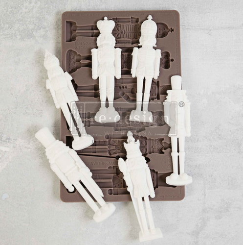 Nutcracker Magic Christmas DIY Mold ReDesign by Prima Decor Mould Chocolate Mould Resin Mould Furniture Flip  Mould