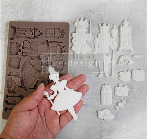 Nutcracker Party Christmas DIY Mold ReDesign by Prima Decor Mould Chocolate Mould Resin Mould Furniture Flip  Mould