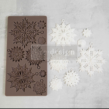 Papercraft Charms Snowflake  Season Christmas Decor Mould by reDesign by Prima