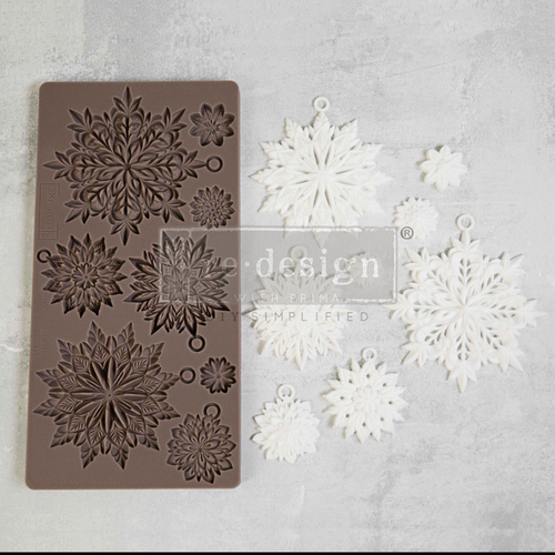 Papercraft Charms Snowflake  Season Christmas Decor Mould by reDesign by Prima