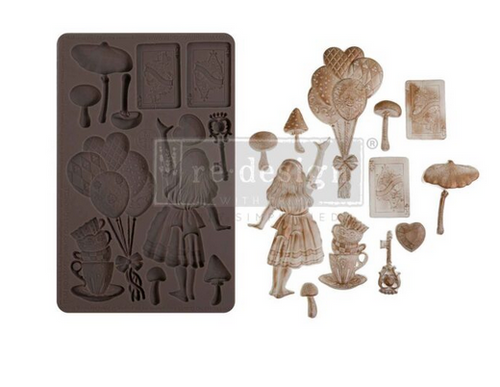 Whimsy Craft Chronicles - Alice in Wonderland - Decor Mould by reDesign by Prima