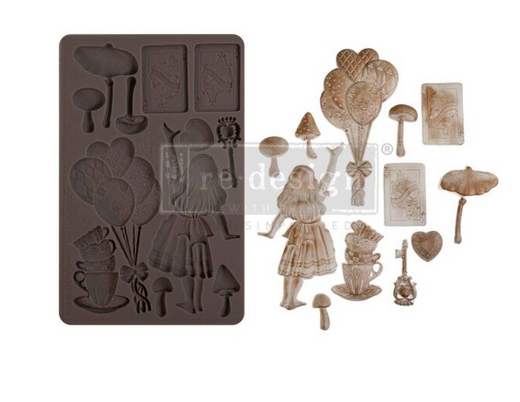 Whimsy Craft Chronicles - Alice in Wonderland - Decor Mould by reDesign by Prima