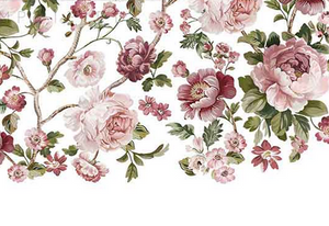 Blushing Blooms Symphany- Redesign with Prima LARGE Decor Transfer Q2 2025