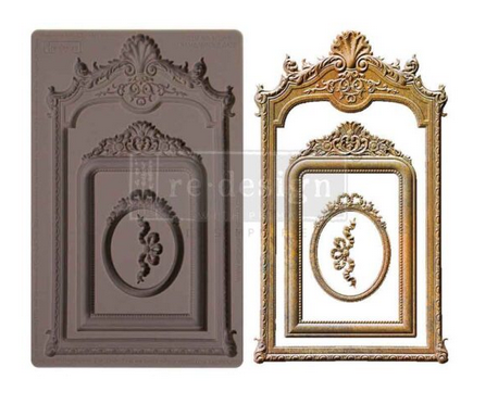 Antique Glaze Vintage Small Frame Mould DIY Mold ReDesign by Prima Decor Mould Chocolate Mould Resin  Furniture Flip  Mould Q2 2025 (Copy)