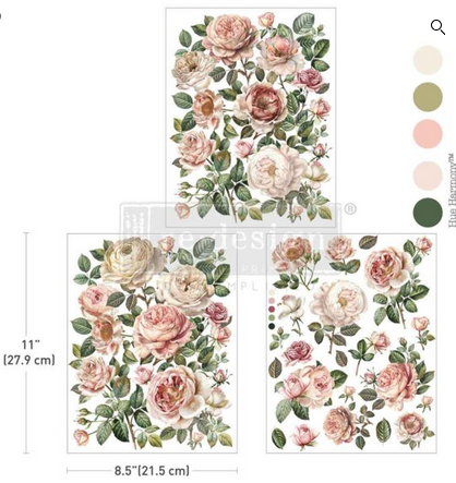 Blush Blossoms- Redesign with Prima Decor Middy Transfer Q2 2025 Release