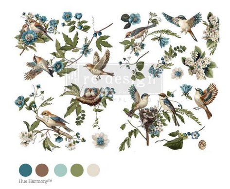 Aviary Elagance- Redesign with Prima LARGE Decor Transfer Q3 2025